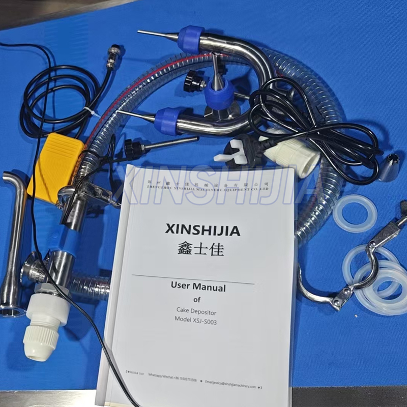 Small puff donut dessert cake cream jam depositor - 图片 3