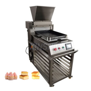 Small commercial automatic cake depositor machine