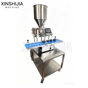Small Automatic Cream Jam Cake Batter Filling Decorating Icing Line